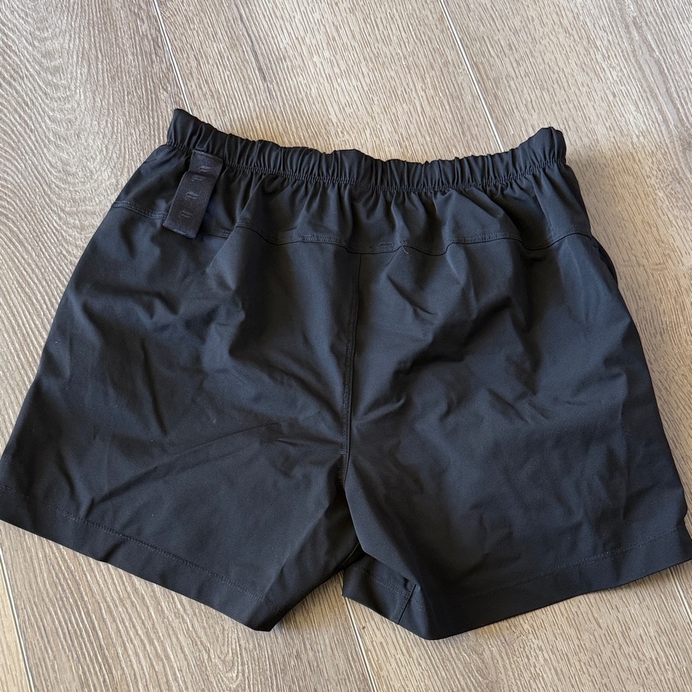 Fabletics Men's Athletic Lined Shorts Trio - Blue, Black, Beige - Picture 6 of 15
